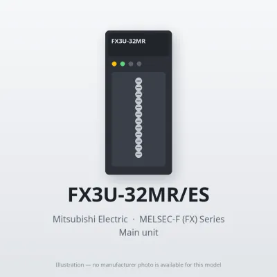 FX3U-32MR/ES Mitsubishi MELSEC-F (FX) Series Main unit
