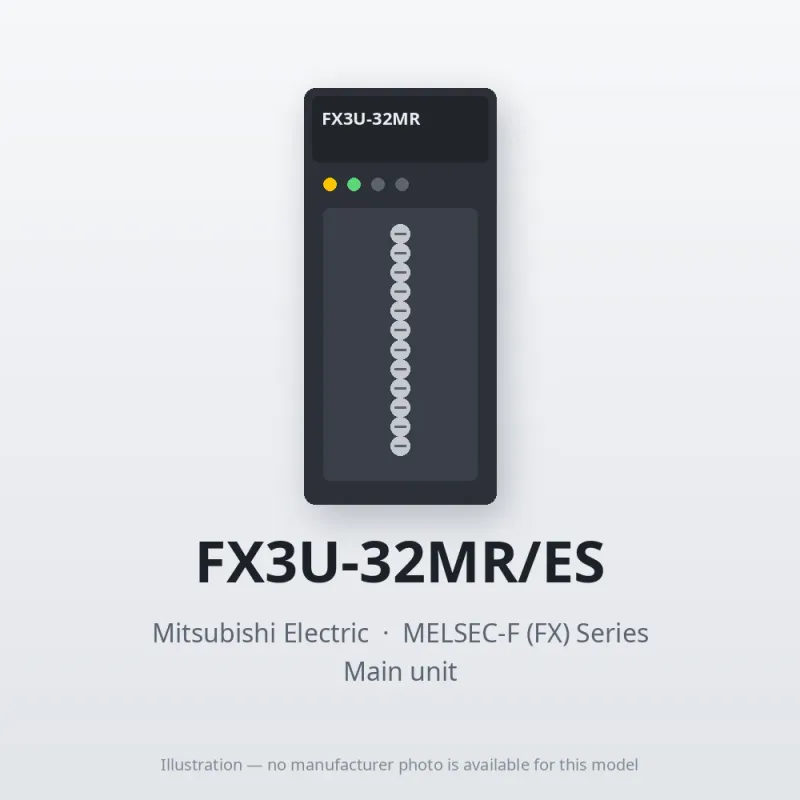 FX3U-32MR/ES Mitsubishi MELSEC-F (FX) Series Main unit