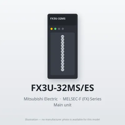 FX3U-32MS/ES Mitsubishi MELSEC-F (FX) Series Main unit