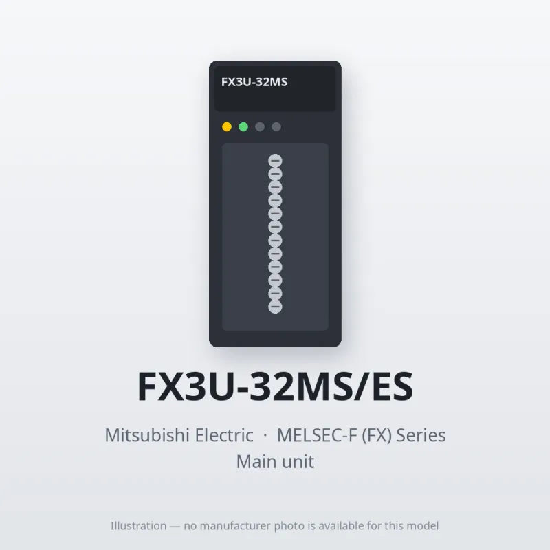 FX3U-32MS/ES Mitsubishi MELSEC-F (FX) Series Main unit