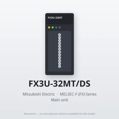 FX3U-32MT/DS Mitsubishi MELSEC-F (FX) Series Main unit