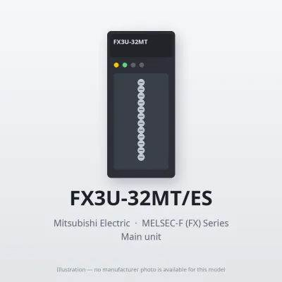 FX3U-32MT/ES Mitsubishi MELSEC-F (FX) Series Main unit