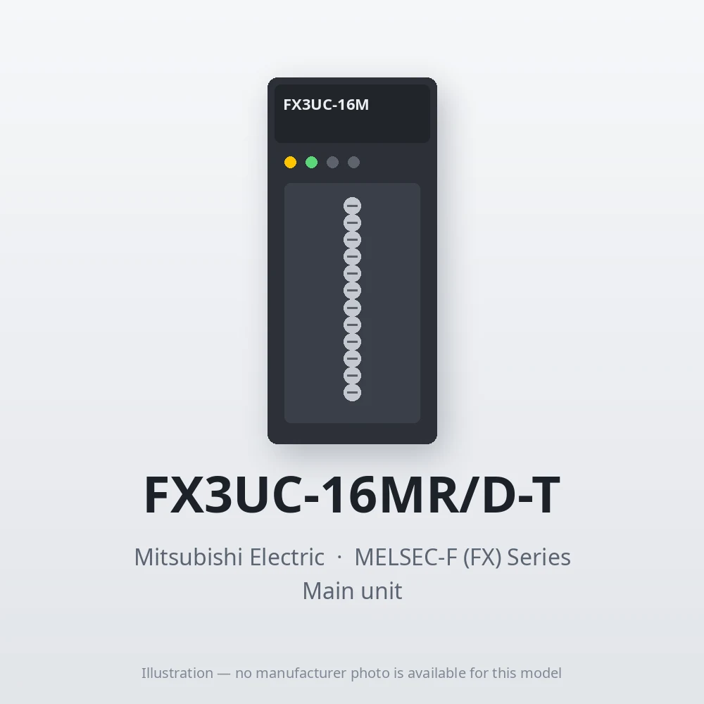 FX3UC-16MR/D-T