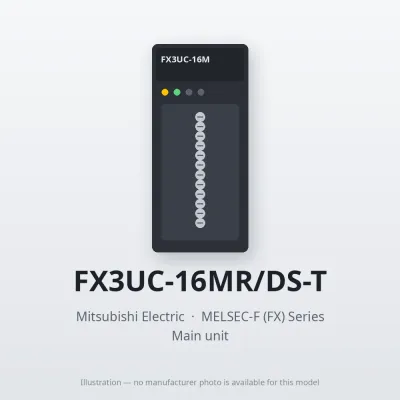 FX3UC-16MR/DS-T Mitsubishi MELSEC-F (FX) Series Main unit