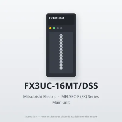 FX3UC-16MT/DSS Mitsubishi MELSEC-F (FX) Series Main unit