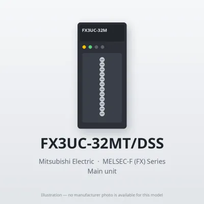 FX3UC-32MT/DSS Mitsubishi MELSEC-F (FX) Series Main unit