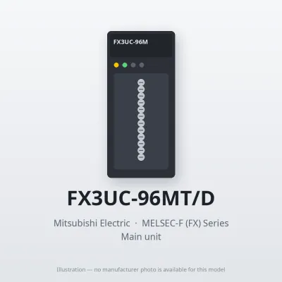 FX3UC-96MT/D Mitsubishi MELSEC-F (FX) Series Main unit