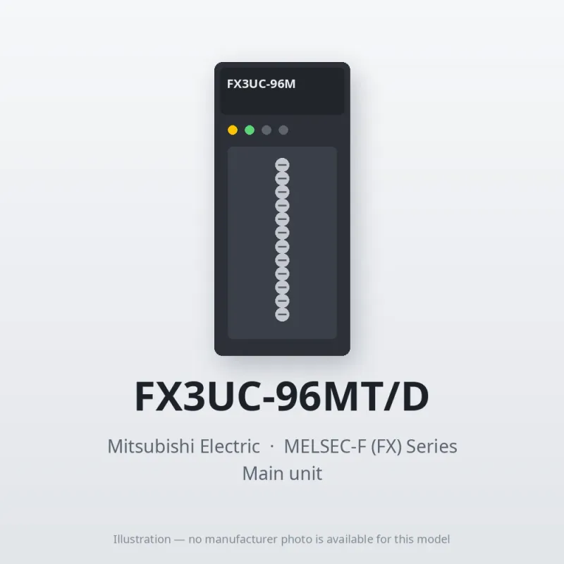 FX3UC-96MT/D Mitsubishi MELSEC-F (FX) Series Main unit
