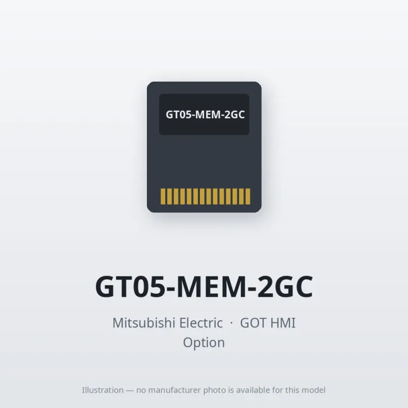 GT05-MEM-2GC Mitsubishi GOT HMI Option