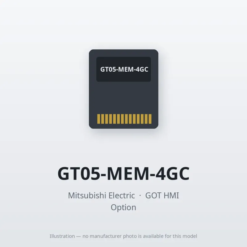 GT05-MEM-4GC Mitsubishi GOT HMI Option