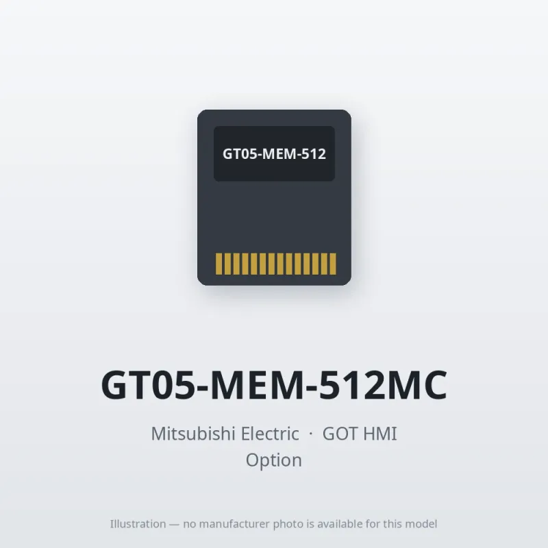 GT05-MEM-512MC Mitsubishi GOT HMI Option