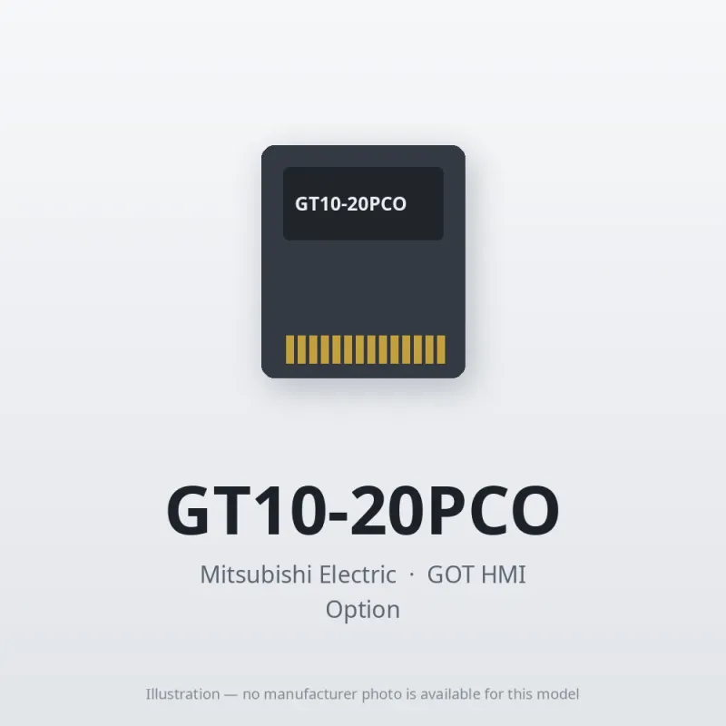 GT10-20PCO Mitsubishi GOT HMI Option