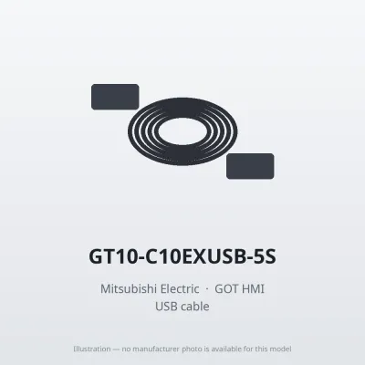 GT10-C10EXUSB-5S Mitsubishi GOT HMI USB cable
