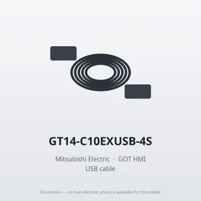 GT14-C10EXUSB-4S Mitsubishi GOT HMI USB cable