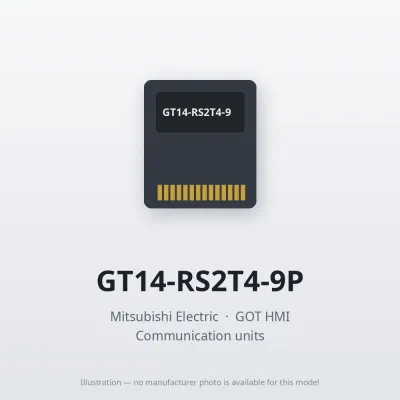 GT14-RS2T4-9P Mitsubishi GOT HMI Communication unit