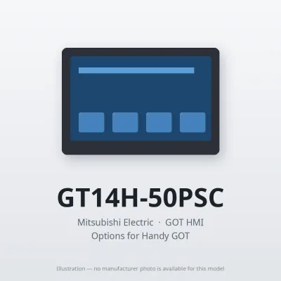 GT14H-50PSC Mitsubishi GOT HMI Options for Handy GOT