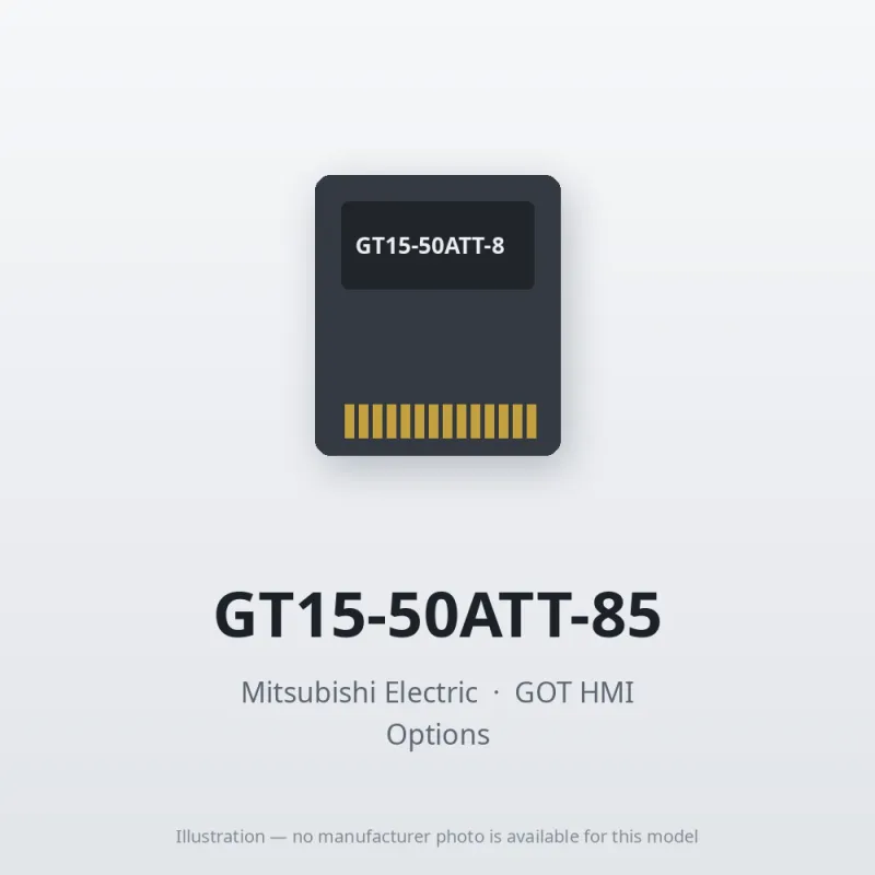 GT15-50ATT-85 Mitsubishi GOT HMI Option