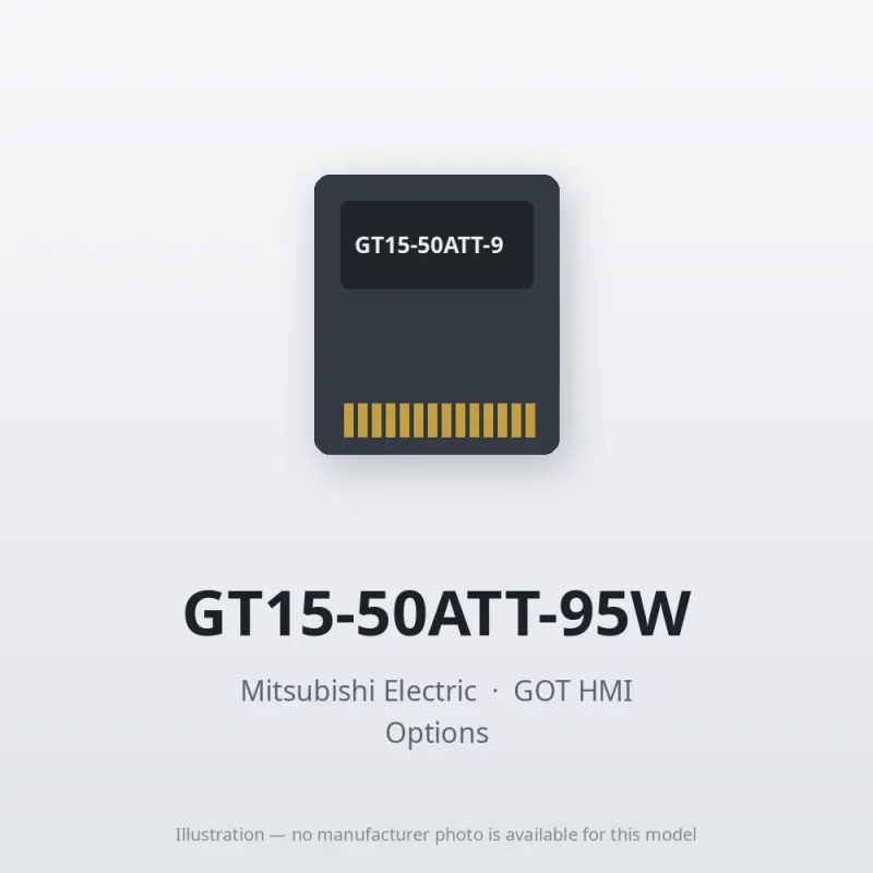 GT15-50ATT-95W Mitsubishi GOT HMI Option