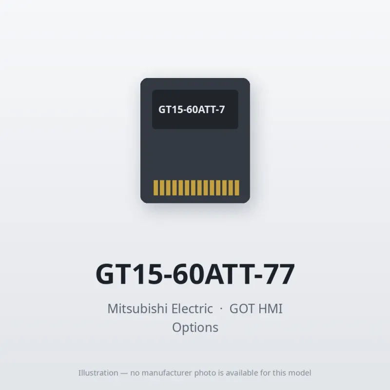 GT15-60ATT-77 Mitsubishi GOT HMI Option