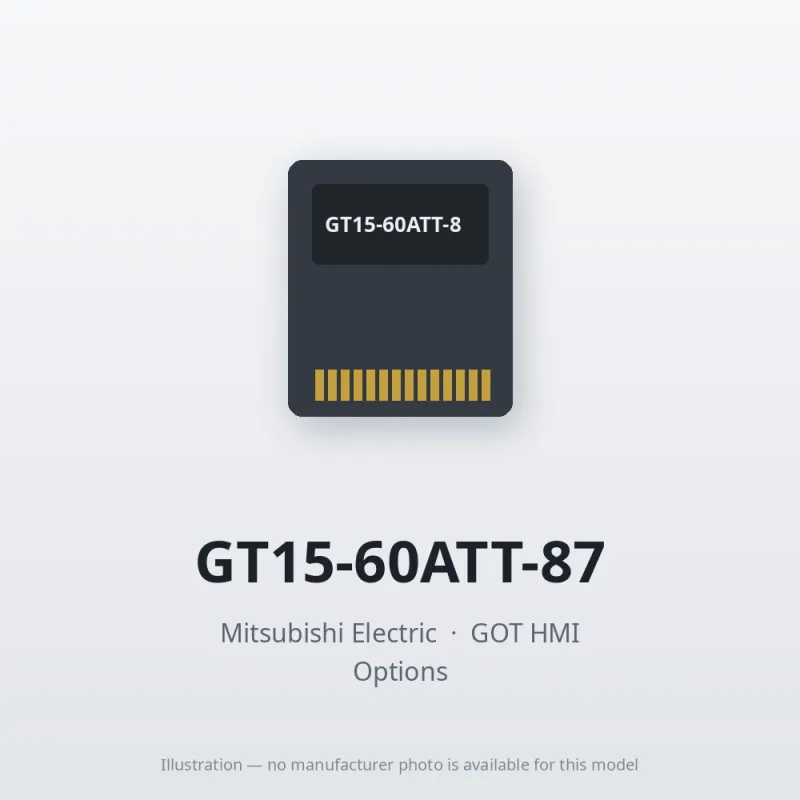 GT15-60ATT-87 Mitsubishi GOT HMI Option