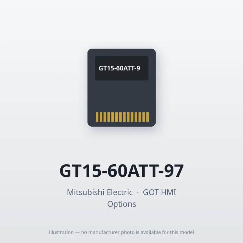 GT15-60ATT-97 Mitsubishi GOT HMI Option