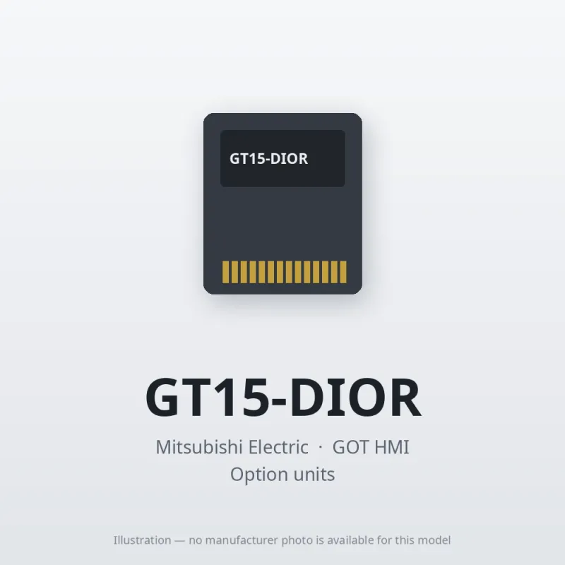 GT15-DIOR Mitsubishi GOT HMI Option unit