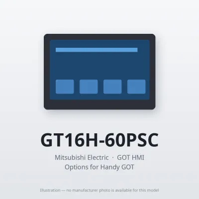 GT16H-60PSC Mitsubishi GOT HMI Options for Handy GOT
