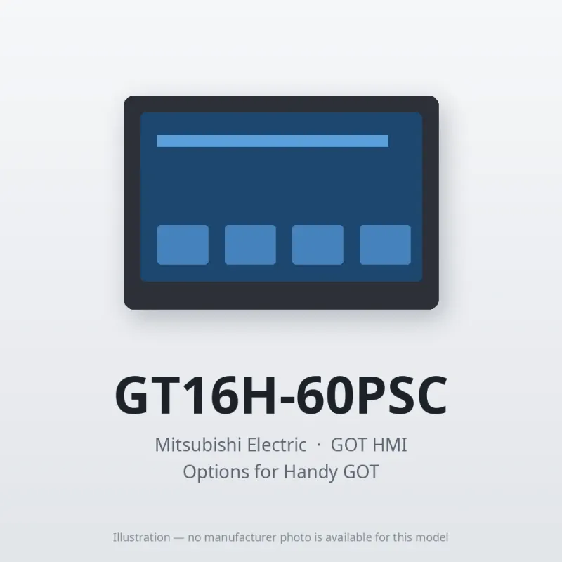 GT16H-60PSC Mitsubishi GOT HMI Options for Handy GOT