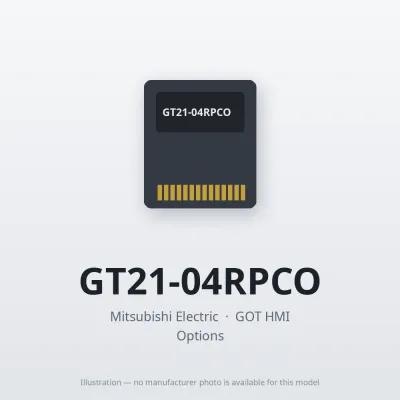 GT21-04RPCO Mitsubishi GOT HMI Option