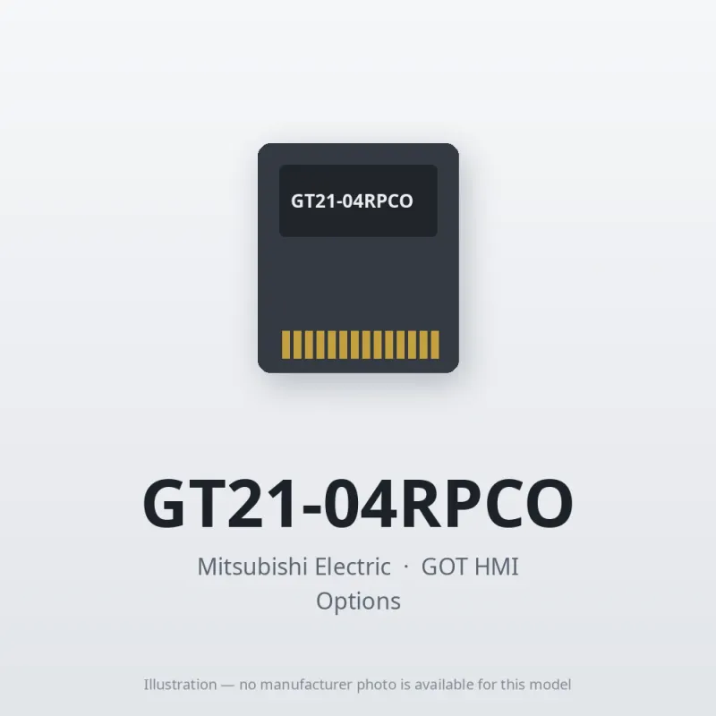 GT21-04RPCO Mitsubishi GOT HMI Option