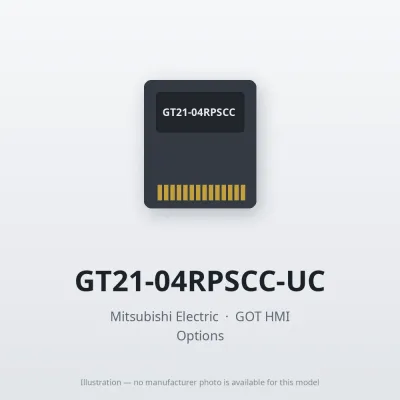 GT21-04RPSCC-UC Mitsubishi GOT HMI Option
