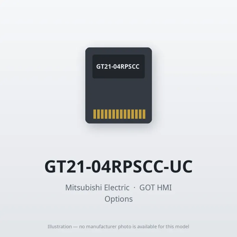 GT21-04RPSCC-UC Mitsubishi GOT HMI Option