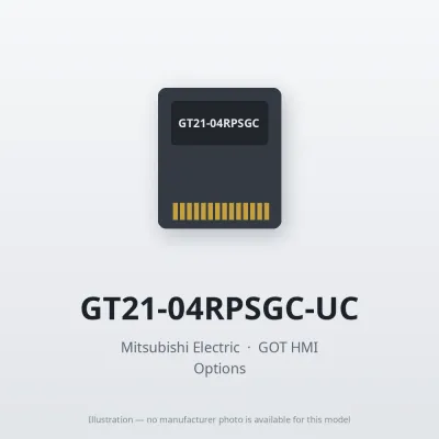 GT21-04RPSGC-UC Mitsubishi GOT HMI Option