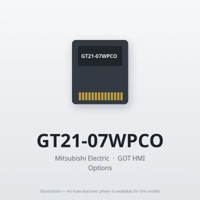 GT21-07WPCO Mitsubishi GOT HMI Option