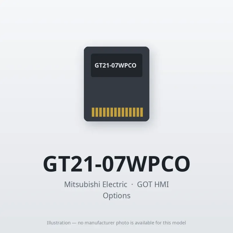 GT21-07WPCO Mitsubishi GOT HMI Option