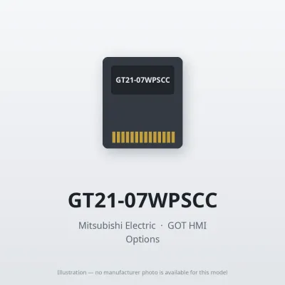 GT21-07WPSCC Mitsubishi GOT HMI Option