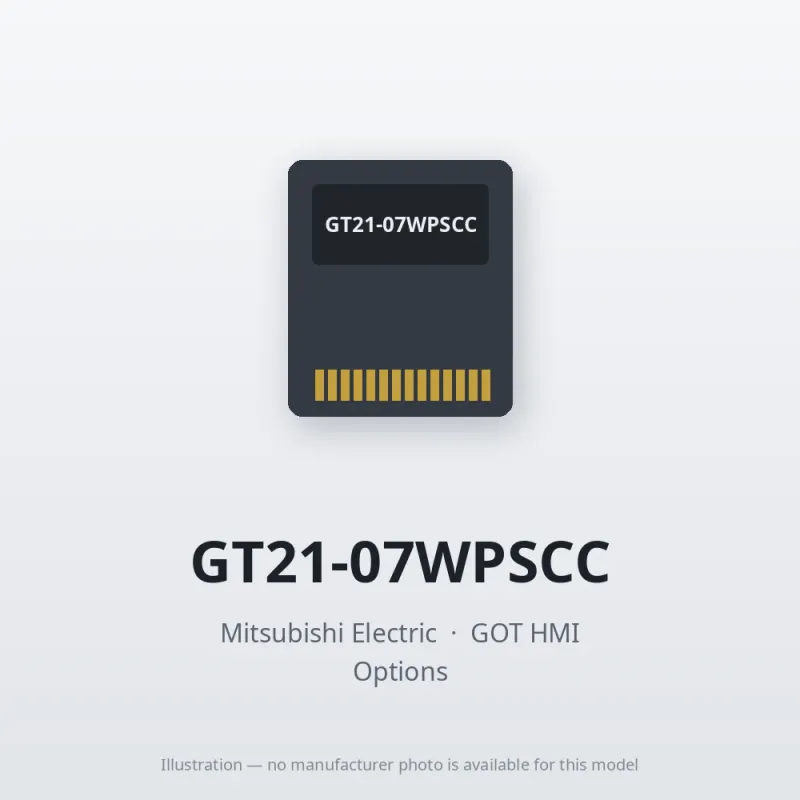 GT21-07WPSCC Mitsubishi GOT HMI Option