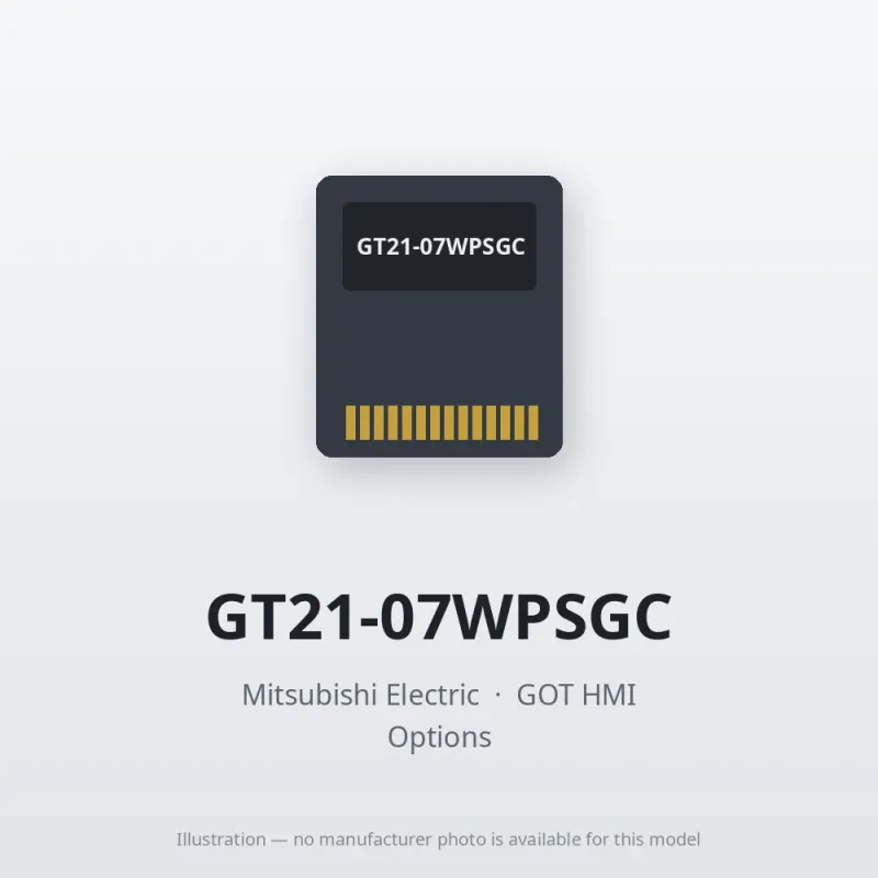 GT21-07WPSGC Mitsubishi GOT HMI Option