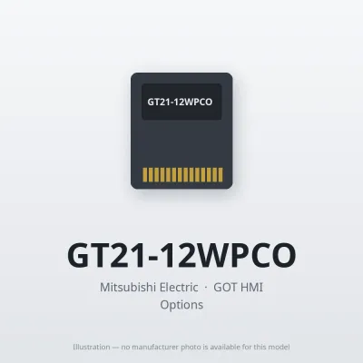 GT21-12WPCO Mitsubishi GOT HMI Option