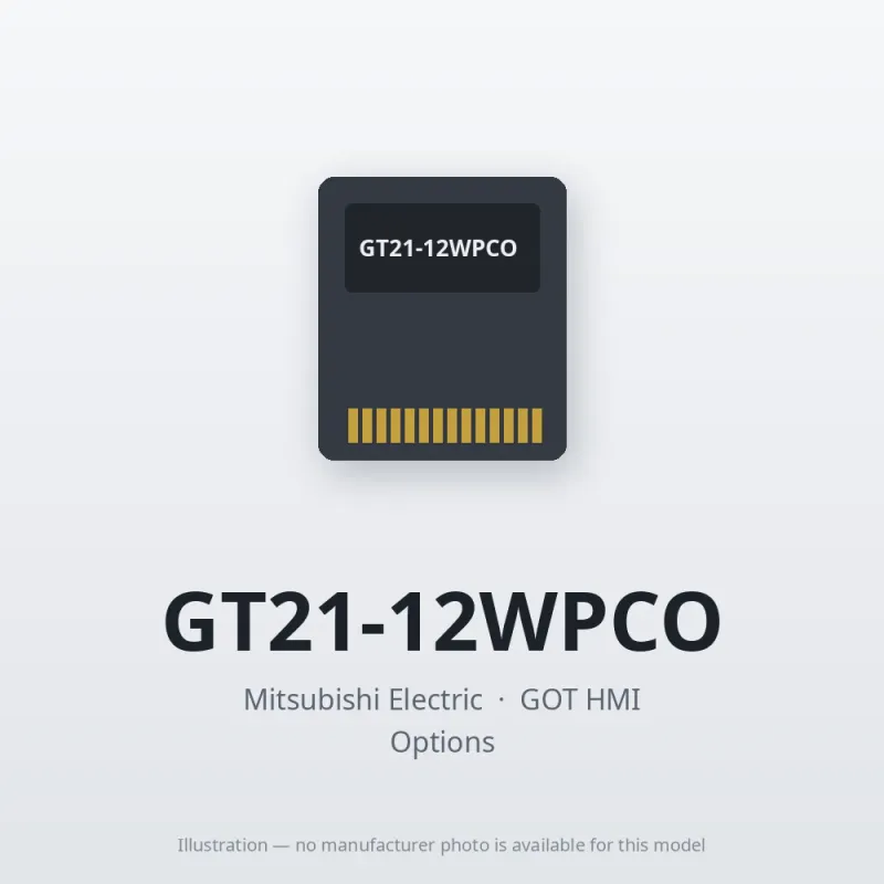 GT21-12WPCO Mitsubishi GOT HMI Option