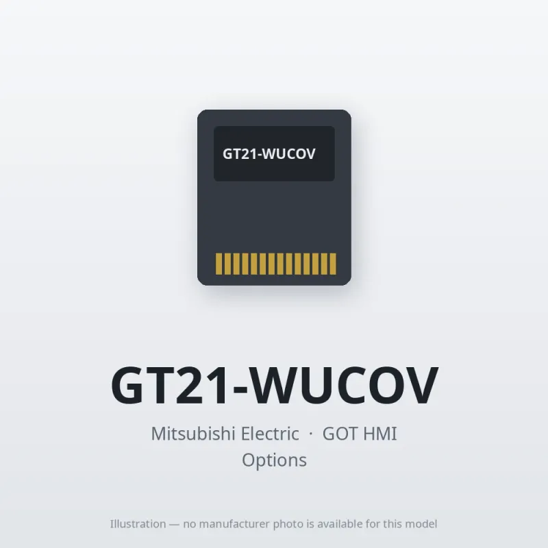 GT21-WUCOV Mitsubishi GOT HMI Option