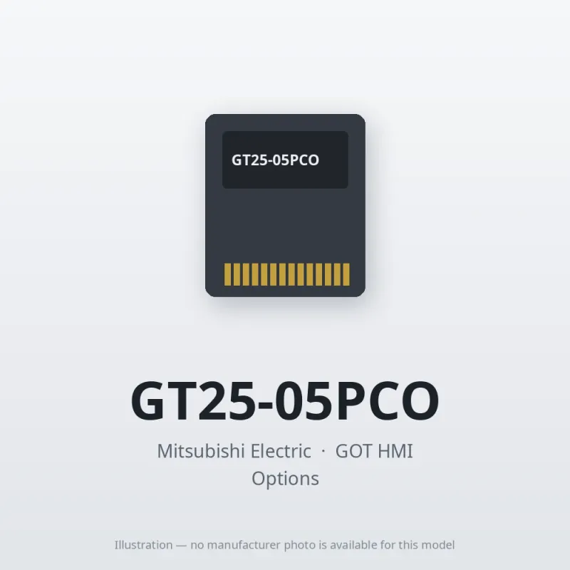 GT25-05PCO Mitsubishi GOT HMI Option