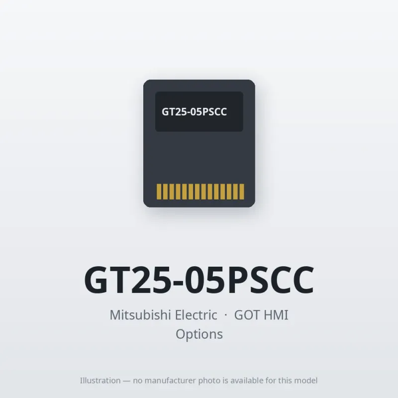 GT25-05PSCC Mitsubishi GOT HMI Option