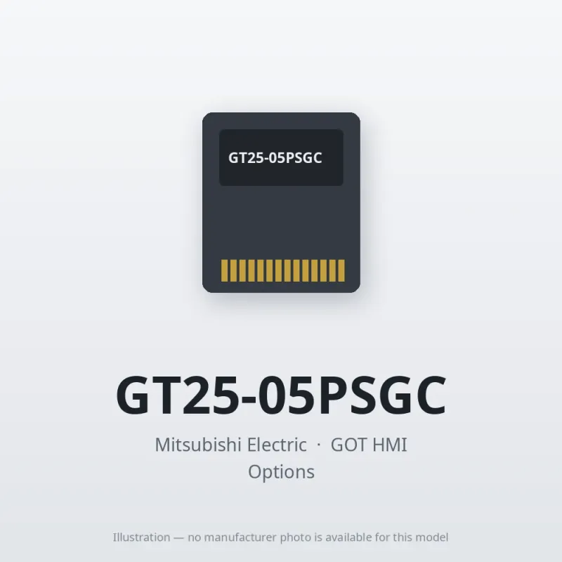 GT25-05PSGC Mitsubishi GOT HMI Option