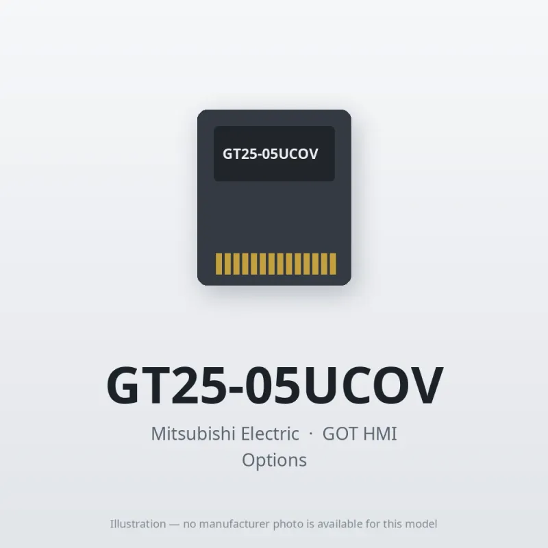 GT25-05UCOV Mitsubishi GOT HMI Option