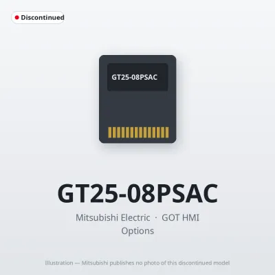 GT25-08PSAC Mitsubishi GOT HMI Option