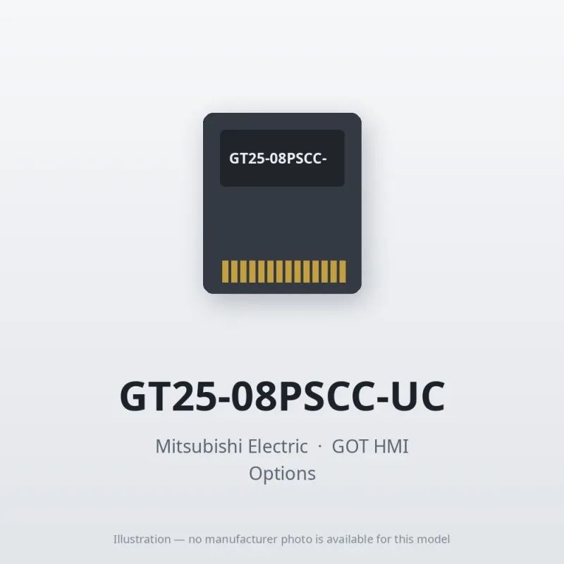 GT25-08PSCC-UC Mitsubishi GOT HMI Option