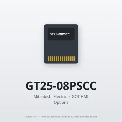 GT25-08PSCC Mitsubishi GOT HMI Option