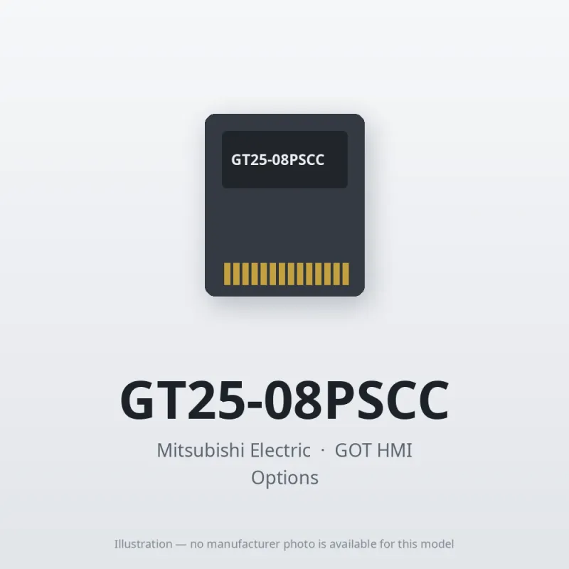 GT25-08PSCC Mitsubishi GOT HMI Option