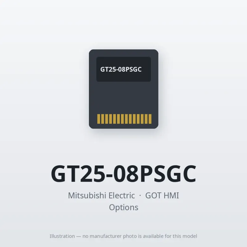 GT25-08PSGC Mitsubishi GOT HMI Option